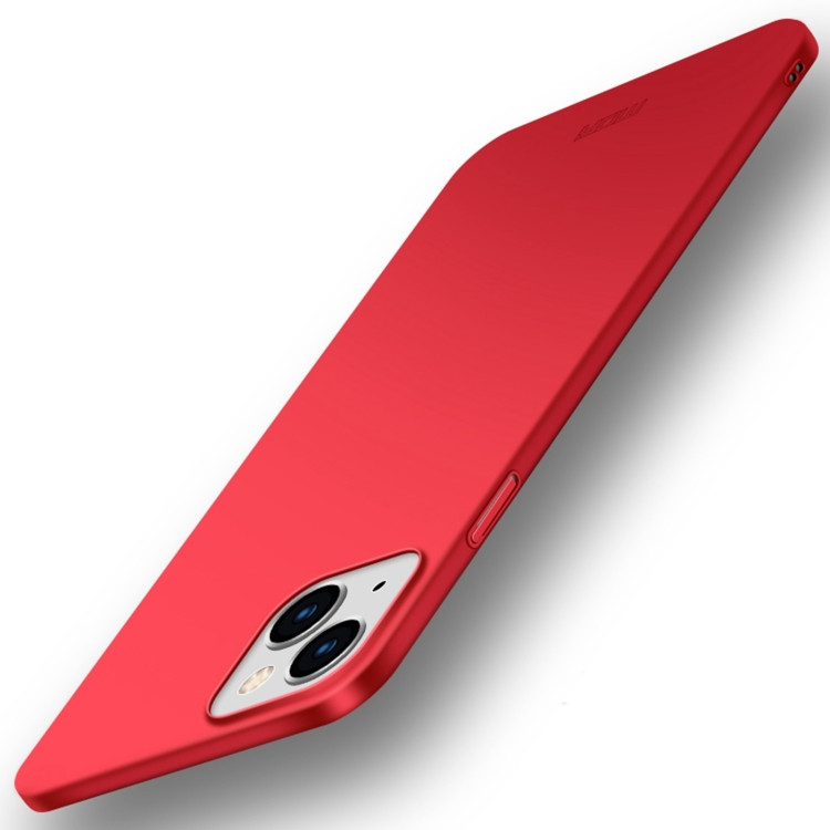 Тонкий чехол для iPhone 14 MOFI Frosted soft-touch (Red)