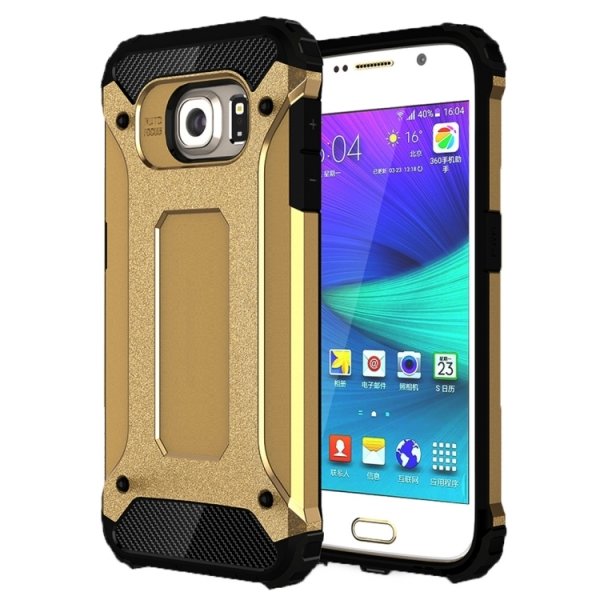 Противоударный чехол Tough Armor Ver.2 для Samsung Galaxy S6 / G920 с усиленной защитой (золотистый)