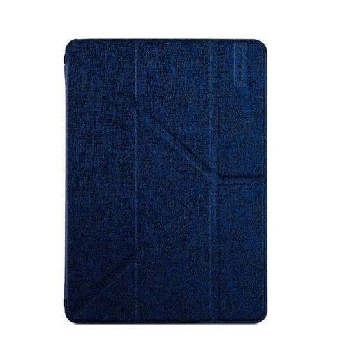 Кожаный чехол Momax Flip Cover для Apple iPad Air / iPad 2017 с подставкой оригами (FCAPIPAD5B3) Blue
