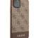 Чехол-накладка для iPhone 11 Pro Guess 4G PU Stripe Metal logo Hard, Brown (GUHCN58G4GLBR)