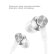 Наушники гарнитура Xiaomi HSEJ02JY Basic Piston Stereo In-Ear с микрофоном и регулятором громкости для смартфонов (Silver)