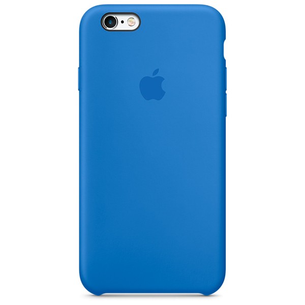 Чехол в стиле Apple Silicone Case для iPhone 6S / 6 (Blue)