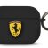 Силиконовый чехол Ferrari Silicone Case с кольцом для AirPods Pro, Black (FEACAPSILGLBK)