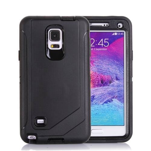 Противоударный чехол для Samsung Galaxy Note 4 / N910 PC + TPU (Black)