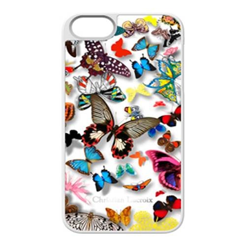 Чехол накладка для iPhone 6 Plus / 6S Plus Christian Lacroix Butterfly Hard White, CLBPCOVIP65W