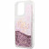 Чехол для iPhone 13 Pro Max Guess Liquid Glitter 4G Big logo Hard Pink (GUHCP13XLG4GPI)