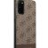 Чехол-накладка для Galaxy S20 Guess 4G PU Stripe Metal Logo Hard Brown (GUHCS62G4GLBR)