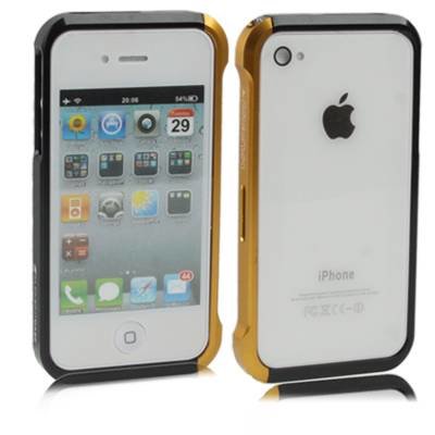 Металлический бампер Elementcase Vapor для iPhone 4 / 4S (золотой цвет)