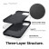 Чехол-накладка для iPhone 12/12 Pro (6.1) Elago Soft silicone case (Liquid) Black (ES12SC61-BK)