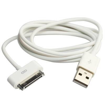 USB кабель 30 pin для iPhone 2g/3g/3gs/4/4s, iPad 1/2/3, iPod Touch (1 метр)