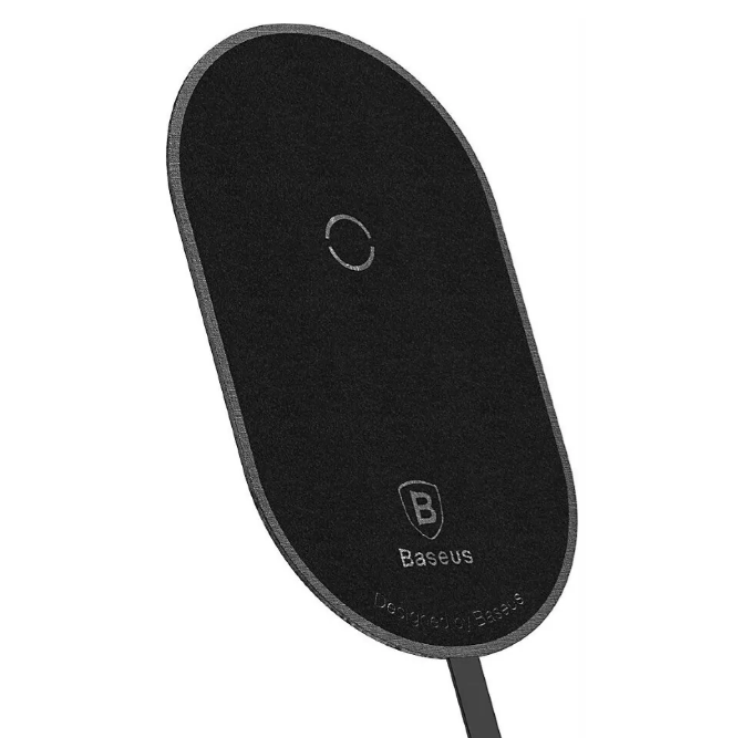 Приемник для беспроводной зарядки Baseus Microfiber Wireless Charging Receiver c USB Type-C, Black (WXTE-B01)