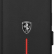 Чехол-книжка Ferrari для iPhone 12/12 Pro (6.1) Off-Track Genuine leather Stitched stripe Booktype, Black (FEOSIFLBKP12MBK)