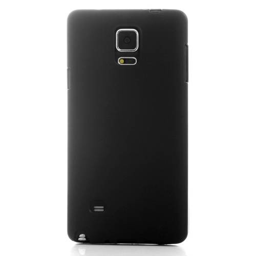 Гелевый чехол накладка для Samsung Galaxy Note 4 / N910 (черная)