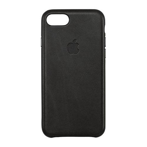 Чехол в стиле Apple Leather Case для iPhone 7 / 8 / SE 2020 (Black)