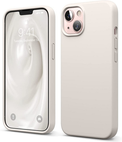 Чехол-накладка для iPhone 13 Elago Soft silicone (Liquid) Stone (ES13SC61-ST)