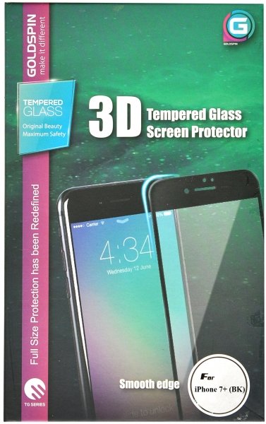 Защитное 3D стекло Goldspin 0.3 для iPhone 7 / 8, White (GS-3D-IP8/7-W)