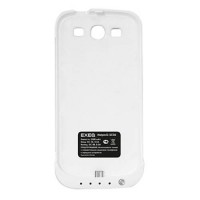 Чехол аккумулятор EXEQ для Samsung Galaxy S3/S3 Duos, 2300 мАч, белый (SC05)