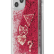 Чехол-накладка для iPhone 12 Pro Max (6.7) Guess Liquid Glitter Charms Hard, Raspberry (GUHCP12LGLHFLRA)