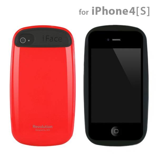 iFace Revolution - Стильный чехол для iPhone 4/4S (красный)