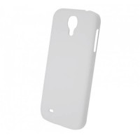 Прорезиненный чехол накладка iCover для Samsung Galaxy S4 Mini Rubber white (GS4M-RF-W)