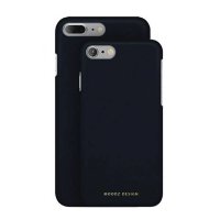 Нубуковый чехол накладка для iPhone 7 Moodz Nubuck Hard Navy (dark blue), MZ656076