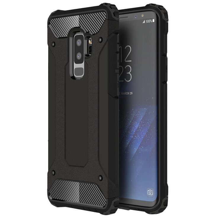 Противоударный чехол Tough Armor Ver.2 для Samsung Galaxy S9 Plus / S9+ с усиленной защитой (Black)