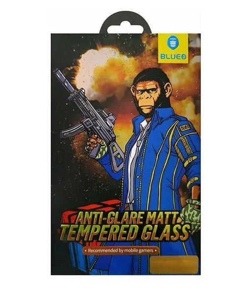 Защитное матовое стекло для iPhone 11 Pro Max / XS Max BLUEO 2.5D Silk full cover Anti-glare, 0.26 Black (NPB9-6.5)
