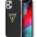 Чехол-накладка для iPhone 12 / 12 Pro (6.1) Guess Metallc effect Triangle logo Hard PC/TPU, Black (GUHCP12MPCUMPTBK)