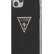 Чехол-накладка для iPhone 12 / 12 Pro (6.1) Guess Metallc effect Triangle logo Hard PC/TPU, Black (GUHCP12MPCUMPTBK)