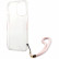 Чехол для iPhone 13 Pro Max Guess PC/TPU Marble Hard + Nylon hand cord Pink (GUHCP13XKMABPI)