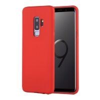 Силиконовый чехол MERCURY для Samsung Galaxy S9 Plus / S9+ Goospery soft-feeling (Red)