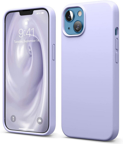 Чехол-накладка для iPhone 13 mini Elago Soft silicone (Liquid) Purple (ES13SC54-PU)