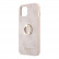 Чехол для iPhone 14 Guess PU 4G + Ring Hard Pink (GUHCP14S4GMRPI)