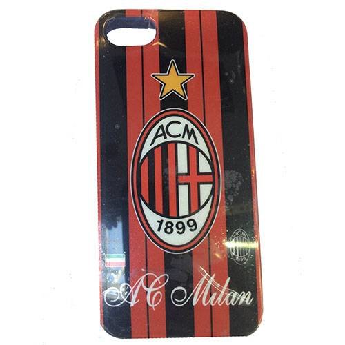 Гелевый чехол накладка FC AC Milan для iPhone SE / 5S / 5 Football Club символика Милан