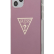 Чехол-накладка для iPhone 12 / 12 Pro (6.1) Guess Metallc effect Triangle logo Hard PC/TPU, Pink (GUHCP12MPCUMPTPI)