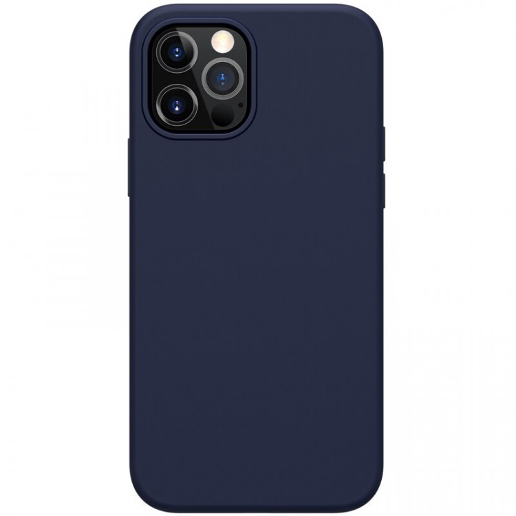 Чехол-накладка для iPhone 12 mini (5.4) Nillkin Flex Pure case Blue (6902048202214)