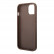 Чехол для iPhone 14 Guess PU 4G Big metal logo Hard Brown (GUHCP14S4GMGBR)