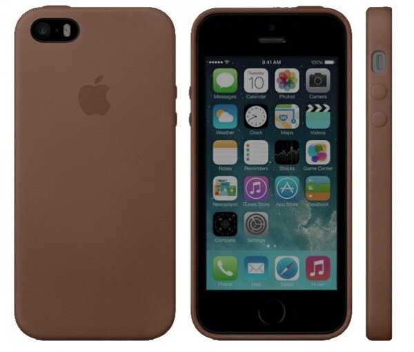 Чехол в стиле Apple Case для iPhone SE / 5S / 5 (Brown)