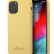 Силиконовый чехол-накладка для iPhone 12 Pro Max (6.7) Guess Liquid silicone Gold metal logo Hard, Yellow (GUHCP12LLSLMGYE)