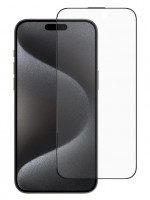 Матовое стекло для iPhone 15 Pro Max BlueO Anti-glare Matte Anti-Static Black