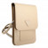 Сумка для смартфонов Guess Wallet Bag Saffiano Triangle logo Beige