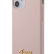 Силиконовый чехол-накладка для iPhone 12 mini (5.4) Guess Liquid silicone Gold metal logo Hard, Pink (GUHCP12SLSLMGLP)