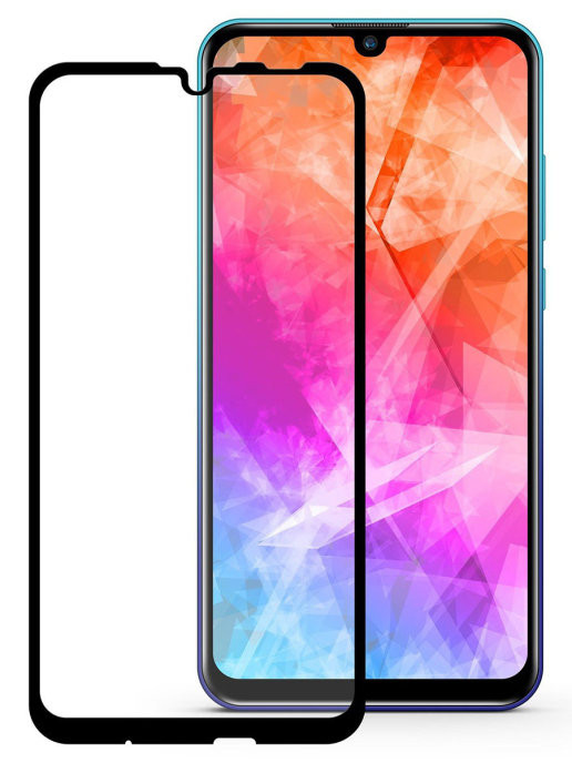 Защитное с рамкой стекло для Huawei P Smart (2019)/Honor 10 Lite/10i BlueO 2.5D Silk full cover, 0.26 мм, Black (WB-PSmart2019)