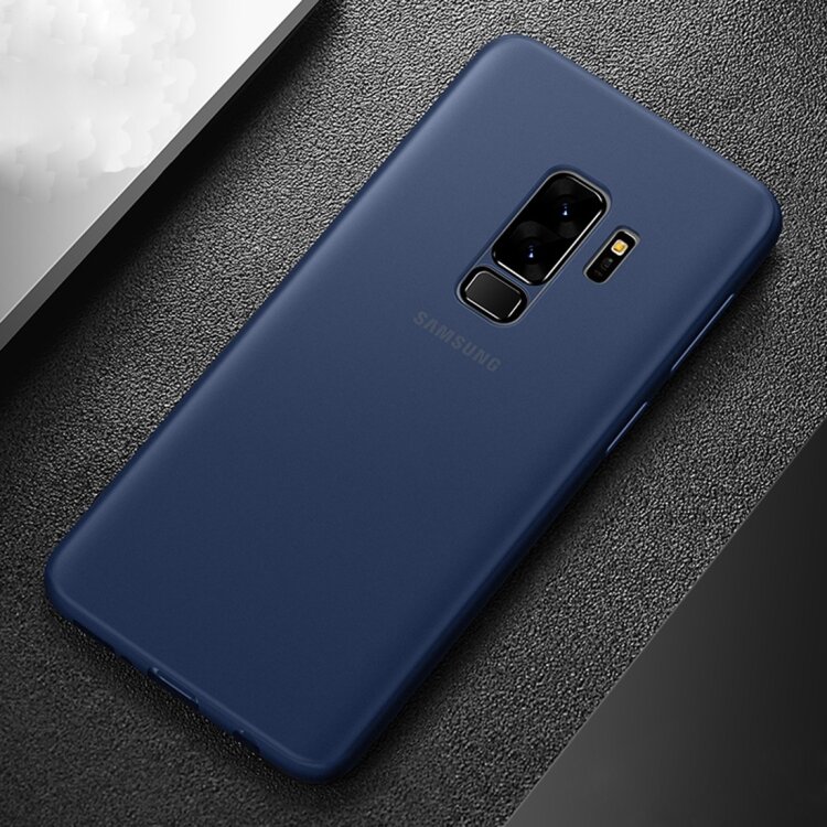 Защитный тонкий чехол CAFELE для Samsung Galaxy S9 Plus / S9+ с защитой со всех сторон Ultra slim  (Dark Blue)