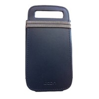 Чехол накладка для Samsung Galaxy S3 с задним флипом с разъемами под карточки / визитки (синий)