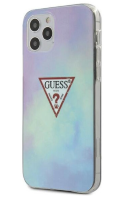 Чехол-накладка для iPhone 12 / 12 Pro (6.1) Guess TIE & DYE Hard PC/TPU, Blue (GUHCP12MPCUMCGC02)