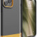 Чехол-накладка для iPhone 13 Pro Elago GLIDE (TPU+PC) Dark Grey/Yellow (ES13GL61PRO-DGYYE)