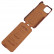 Кожаный чехол с вертикальным флипом для iPhone 12 / 12 Pro Fierre Shann (Brown)