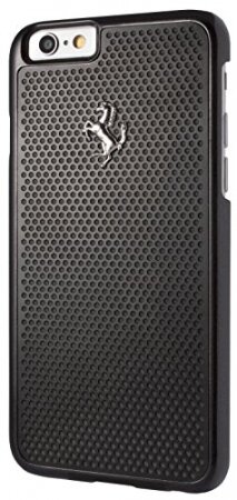 Металлический чехол для iPhone 6 / 6S Ferrari Aluminium plate Hard Black (FEPEHCP6BK)