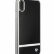 Кожаный чехол-накладка для iPhone X/XS BMW Signature Aluminium Stripe Hard PC/Aluminium Black (BMHCPXASBK)